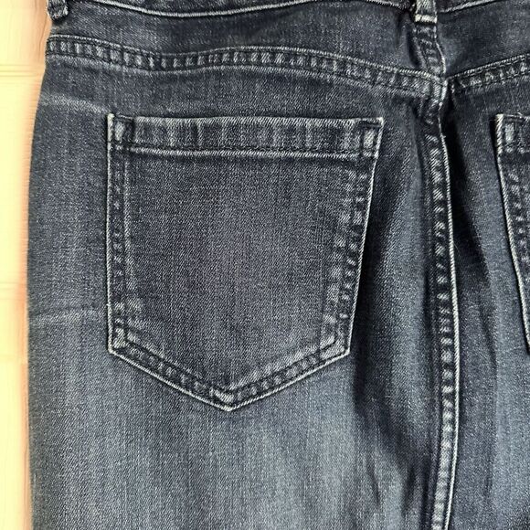 Banana Republic Straight Pencil Skirt Women's Size 26 Blue Denim 5-Pockets - Picture 6 of 6